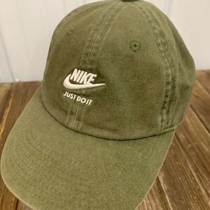 Nike Green Khaki Adjustable Hat